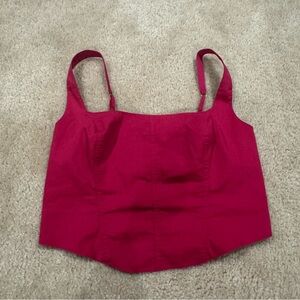 Abercrombie and Fitch Corset Cropped  Top